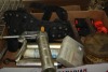 T113-rack, siding cleaner,kettle, grease gun, misc household - 2