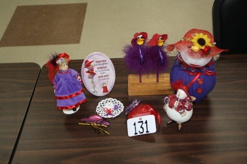 T131-Red Hat ornaments