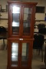 T137-2 piece china cabinet w/4 glass shelves - 2