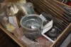 T156-fencing pliers, Allen wrenches, peg board hangers,misc shop supplies - 2