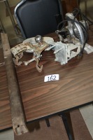 T162-planer, castor wheel, clamp on hitch, 2.5 x 2.5 tubing