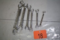 ASSORTED FLARE NUT WRENCHES 1/4" - 1"