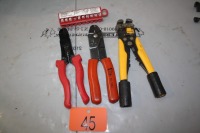 WIRE STRIPPER & CRIMPER, MARKER TOOL, STRIPPERS