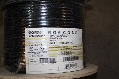 500' RG6 COAX CABLE