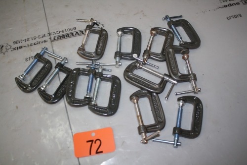 12 - 2" C- CLAMPS