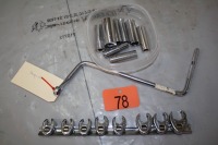 SNAP ON BOX END WRENCH, BOX END RATCHET WRENCHES 3/8" - 7/8", 3/8" DRIVE DEEP SOCKETS 3/8" - 3/4"