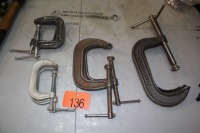 C- CLAMPS 2 X 2 1/2", 2 X 3", 2 4", 2 X 6"