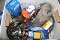 HOSE CLAMPS,SPARK PLUGS, BRAKE PARTS, BEARINGS, OIL & GREASE SEALS