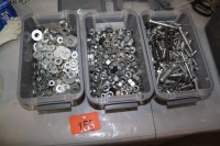 ASSORTED BOLTS, WASHERS & NUTS