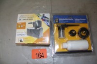 HOBBY SAND BLASTING GUN, COMPACT AIR COMPRESSOR