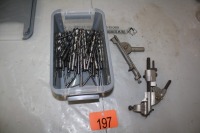 ASSORTED DRILL BITS, SHARPENERS