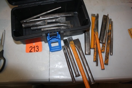 ASSORTED PUNCHES & CHISELS