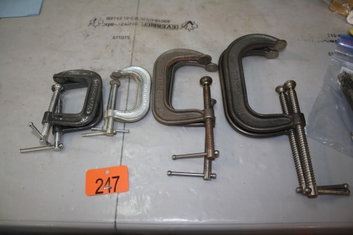 C- CLAMPS 2 X 2 1/2", 2 X 3", 2 4", 2 X 6"
