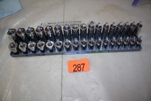 WESTWARD & JET 1/2" DRIVE SOCKETS 10 MM - 27 -MM
