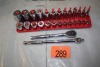 3/8" DRIVE RATCHET, SWING BAR, 1/4" - 1" SOCKETS