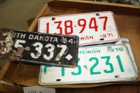 qty. Of misc. License plates (see description)