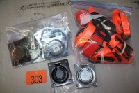 8 - SMALL TIE DOWNS, TIE DOWN ROPE RINGS