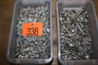 ASSORTMENT OF CARRIAGE BOLTS & MISC. BOLTS & NUTS