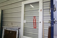 wooden exterior door w/ glass 36"w x 84"h