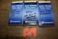 3 - NEW HUSQVARNA CHAIN SAW CHAINS