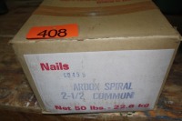 2 1/2" ARDOX NAILS - 50 LB BOX