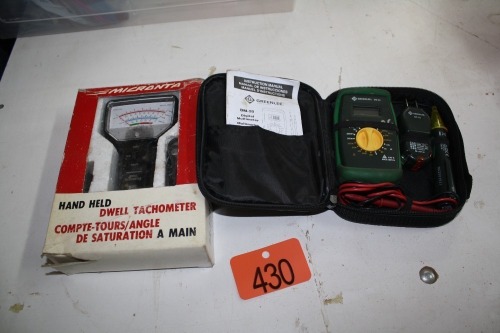 MULTI METER, DWELL TACHOMETER