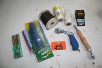 SCORING TOOLS, RASP, MECHANIC & BRASS WIRE, STRING