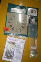 PENDULUM WALL CLOCK PATTERN W/ CLOCK FACE