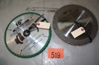 9 - 10" SAW BLADES ( 2 RESHARPENED)