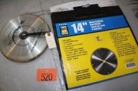 14" CHOP SAW BLADE, 7 - 9" SAW BLADES