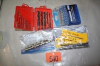 ASSORTMENT OF DRILL BITS