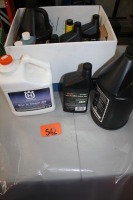 2 - 4L BRAKE FLUID, CHAIN SAW OIL