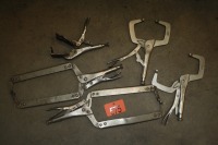 ASSORTED VISE GRIP CLAMPS