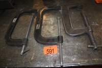 2- 10" C CLAMP & 1 - 8" C CLAMP