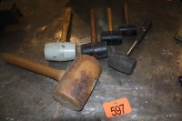 RUBBER HAMMERS, WOODEN MALLET