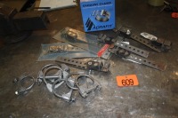 MUFFLER CLAMPS, EXHAUST HANGERS