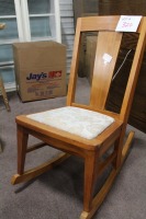wooden rocker