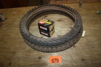 2 - 20" BIKE TIRES & TUBES