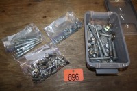 LOCK NUTS, CARRAIGE BOLTS, WASHERS