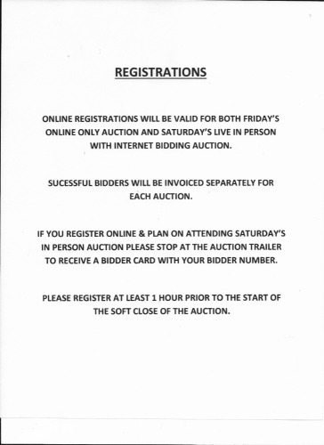 REGISTRATIONS