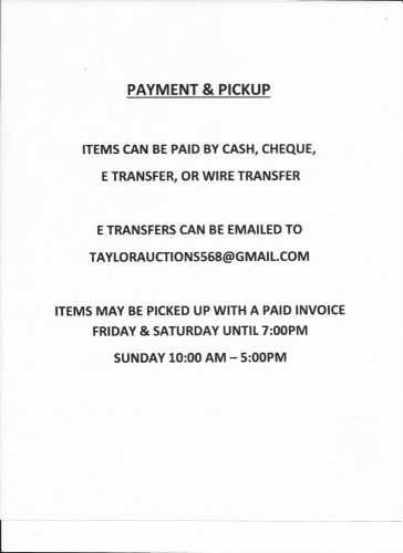 PAYMENT & PICKUP