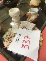 egg cup, pot holders