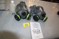 2 - OMNISTAR FULL FACE MASK RESPIRATORS