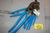 5 PIECE SET OF CHANNEL LOCKS