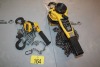 2 - LEVER BLOCK CHAIN HOISTS 3/4 TON & 250 KG.