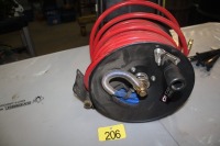 CAMPBELL HAUSFIELD AIR HOSE REEL W/ 50' AIR HOSE