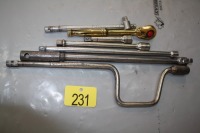 1/2" DRIVE RATCHET, SWING BAR & EXTENSIONS