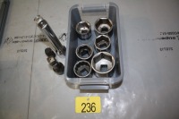 3/4" DRIVE SOCKETS 1 7/16" - 2", 3/4 " DRIVE EXTENSIONS