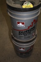 DURON SYNTHETIC OIL - 5W/40 - 20 LITRE PAIL (1 NEW, 1 -1/4 FULL)