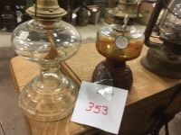 2 coil oil lanterns (no glass)